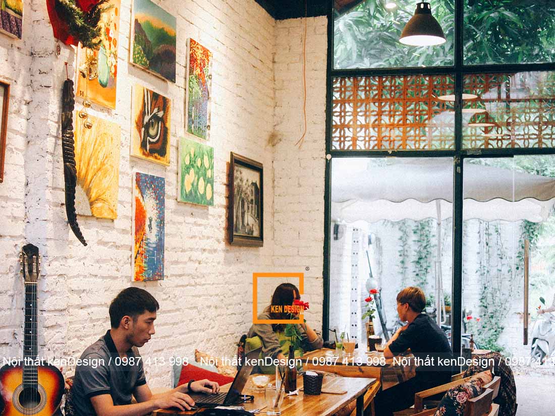Thiết kế quán cafe nhỏ - đẹp, xu hướng mang hơi thở đương đại